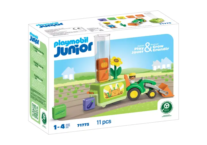 Playmobil 71773 - JUNIOR : Tracteur avec planteuse - BOX