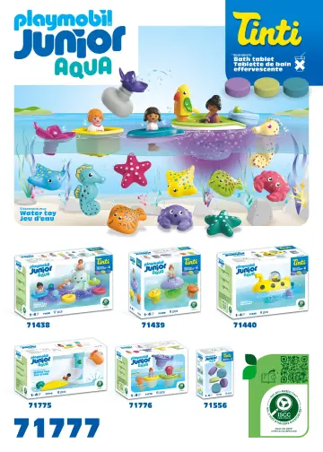 Instrukcje obsługi Playmobil 71777 - JUNIOR & Tinti: Kalendarz adwentowy kolorowa kąpiel (1)
