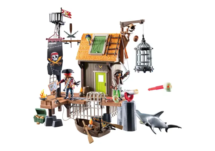 Playmobil 71792 - Piratenhafen mit Seeräuber-Gefängnis