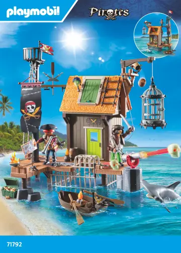 Bauanleitungen Playmobil 71792 - Piratenhafen mit Seeräuber-Gefängnis (1)
