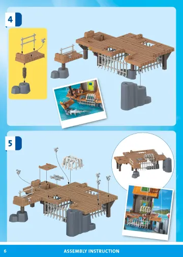 Bauanleitungen Playmobil 71792 - Piratenhafen mit Seeräuber-Gefängnis (6)