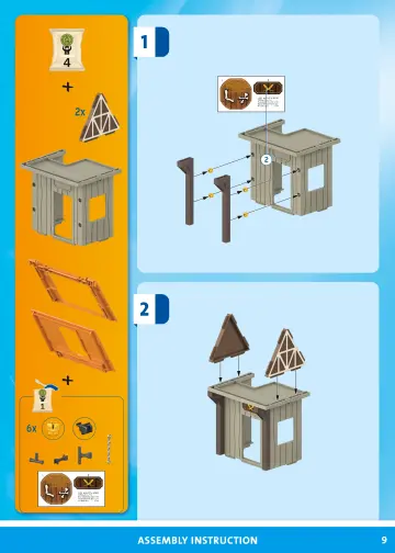 Bauanleitungen Playmobil 71792 - Piratenhafen mit Seeräuber-Gefängnis (9)