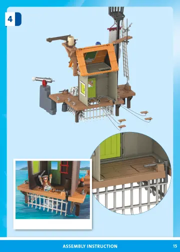 Bauanleitungen Playmobil 71792 - Piratenhafen mit Seeräuber-Gefängnis (15)