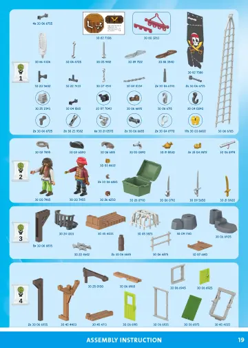 Bauanleitungen Playmobil 71792 - Piratenhafen mit Seeräuber-Gefängnis (19)