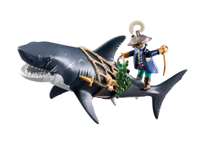 Playmobil 71793 - Tiburón gigante con pirata