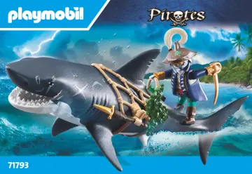 Manuales de instrucciones Playmobil 71793 - Tiburón gigante con pirata (1)