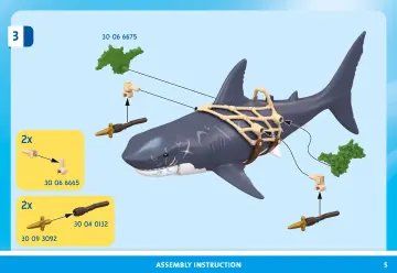 Manuales de instrucciones Playmobil 71793 - Tiburón gigante con pirata (5)