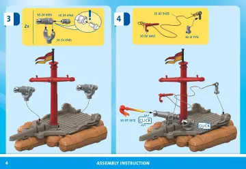 Instrukcje obsługi Playmobil 71794 - Piracka tratwa ze skarbem (4)