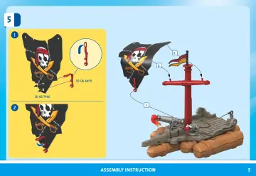 Instrukcje obsługi Playmobil 71794 - Piracka tratwa ze skarbem (5)