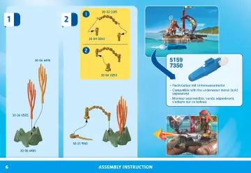 Instrukcje obsługi Playmobil 71794 - Piracka tratwa ze skarbem (6)