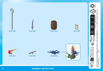 Instrukcje obsługi Playmobil 71794 - Piracka tratwa ze skarbem (8)