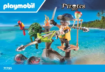 Bouwplannen Playmobil 71795 - Piraat met ballista (1)