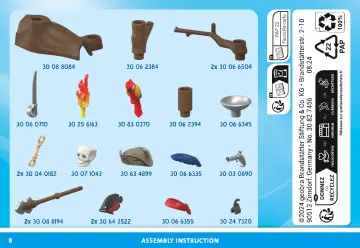 Bouwplannen Playmobil 71795 - Piraat met ballista (8)