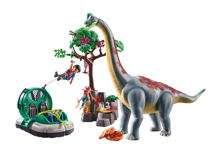 Playmobil 71819 - Braquiosaurio con aerodeslizador
