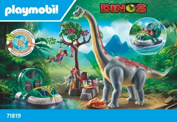 Manuales de instrucciones Playmobil 71819 - Braquiosaurio con aerodeslizador (1)