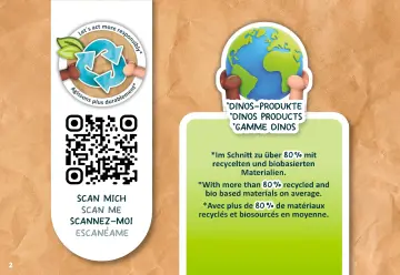 Manuales de instrucciones Playmobil 71819 - Braquiosaurio con aerodeslizador (2)