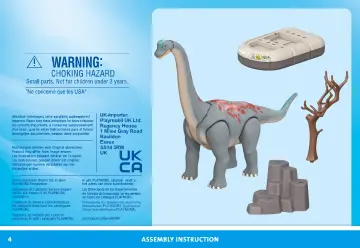 Manuales de instrucciones Playmobil 71819 - Braquiosaurio con aerodeslizador (4)