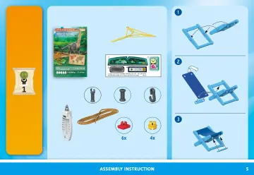 Manuales de instrucciones Playmobil 71819 - Braquiosaurio con aerodeslizador (5)