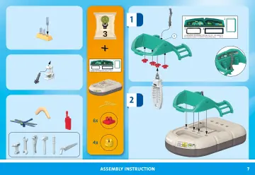 Manuales de instrucciones Playmobil 71819 - Braquiosaurio con aerodeslizador (7)