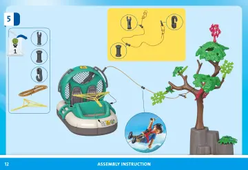Manuales de instrucciones Playmobil 71819 - Braquiosaurio con aerodeslizador (12)
