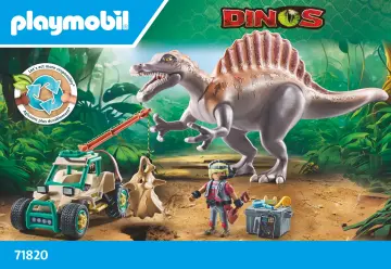 Bouwplannen Playmobil 71820 - Spinosaurus aanval (1)