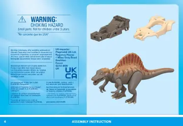Bouwplannen Playmobil 71820 - Spinosaurus aanval (4)