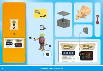 Bouwplannen Playmobil 71820 - Spinosaurus aanval (6)