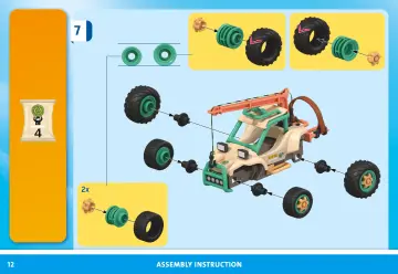 Bouwplannen Playmobil 71820 - Spinosaurus aanval (12)