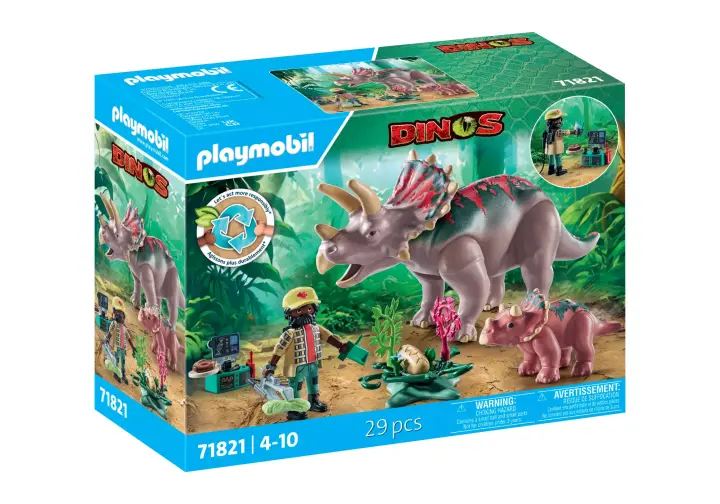 Playmobil 71821 - Família de Triceratops - BOX