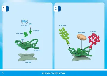 Manual de instruções Playmobil 71821 - Família de Triceratops (5)