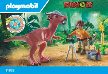 Notices de montage Playmobil 71822 - Stygimoloch avec chercheur, matériel d'observation (1)