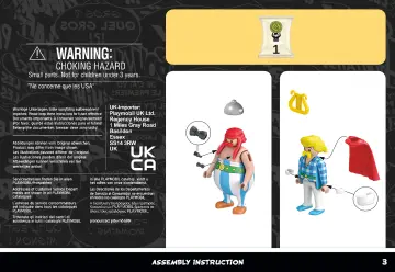 Bauanleitungen Playmobil 71827 - Asterix: Das Dorfbankett (3)