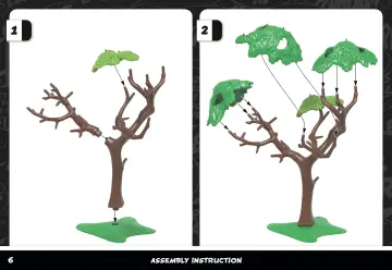 Bauanleitungen Playmobil 71827 - Asterix: Das Dorfbankett (6)
