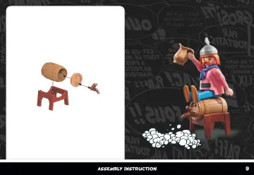 Bauanleitungen Playmobil 71827 - Asterix: Das Dorfbankett (9)