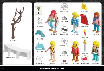 Bauanleitungen Playmobil 71827 - Asterix: Das Dorfbankett (10)