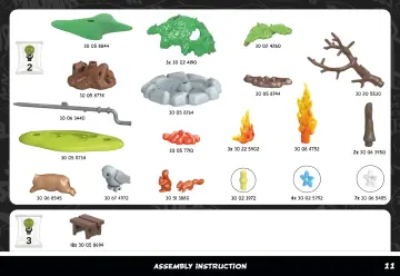 Bauanleitungen Playmobil 71827 - Asterix: Das Dorfbankett (11)