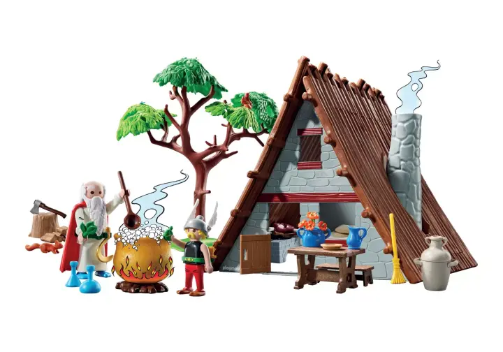 Playmobil 71828 - Astérix : Hutte d'Astérix, Panoramix & accessoires
