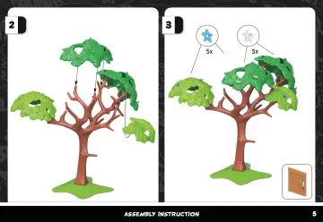 Notices de montage Playmobil 71828 - Astérix : Hutte d'Astérix, Panoramix & accessoires (5)