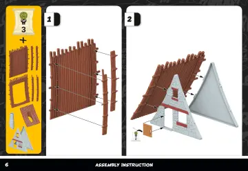 Notices de montage Playmobil 71828 - Astérix : Hutte d'Astérix, Panoramix & accessoires (6)