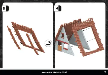 Notices de montage Playmobil 71828 - Astérix : Hutte d'Astérix, Panoramix & accessoires (7)