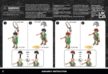 Manuales de instrucciones Playmobil 71829 - Astérix: tienda de legionarios (2)