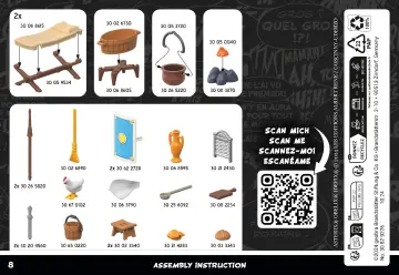 Manuales de instrucciones Playmobil 71829 - Astérix: tienda de legionarios (8)