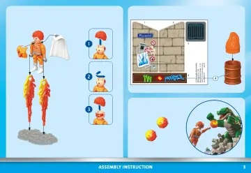 Manual de instruções Playmobil 71831 - Herói batalha contra o lagarto gigante (3)