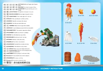 Manual de instruções Playmobil 71831 - Herói batalha contra o lagarto gigante (10)
