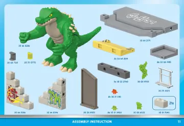 Manual de instruções Playmobil 71831 - Herói batalha contra o lagarto gigante (11)