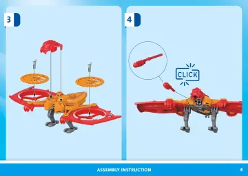 Manual de instruções Playmobil 71833 - Herói drone luta contra ninja malvado (4)