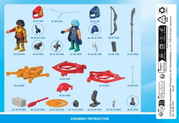 Manual de instruções Playmobil 71833 - Herói drone luta contra ninja malvado (6)