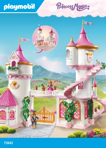 Building instructions Playmobil 71845 - Princess Castle with Royal Couple (1)