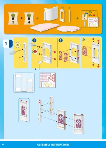 Building instructions Playmobil 71845 - Princess Castle with Royal Couple (4)