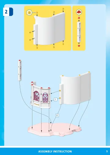Building instructions Playmobil 71845 - Princess Castle with Royal Couple (5)